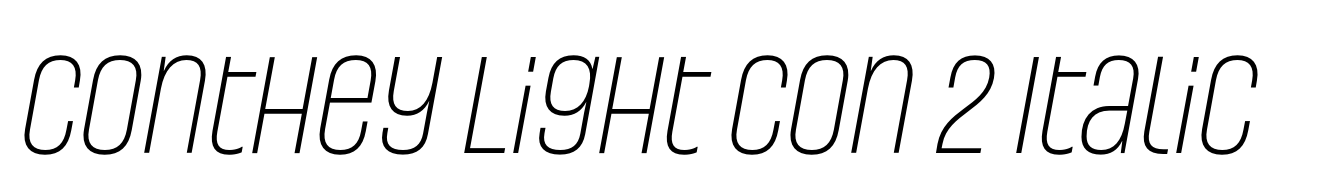 Conthey Light Con 2 Italic